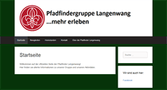 Desktop Screenshot of pfadfinder-langenwang.at